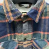 ゾドフトレンディな男性冬のフリースチェック柄のジャケットシャツ原宿男性厚いウォームコート衣装ブランドデザインHY0339 211217