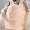 Soutien-gorge en dentelle longue ligne pour femmes, lingerie rembourrée sans fil, sous-vêtements sexy, plus taille, corset, brassière 211217