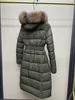 Women's Down Down Designer Kanada Winter Canadian Goode Downs Kurtki Women White Duck Down Long Parkas Goose Black Label Coat Kobiet Fur Parka ciepłe ubrania 9ceo