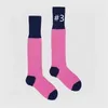 Chaussettes en coton respirantes pour femmes, accessoires de haute qualité, mode, impression de lettres, couture douce, bas de couleur, offre spéciale