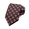 Fashion Men Tie Flower Paisley Geometric Novelty Design Silk Wedding Tie for Men Tie Party Business Gift Accessories Y1229