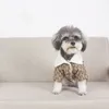 Kış Açık Lambswool Pet Coat Klasik Mektup Baskılı Köpek Giyim Moda Rahat Retro Yavru Giyim Pamuk Nefes Kedi Sıcak Ceket