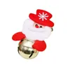 Regalo per bambini Ornamento natalizio campane snowman snowman alk orso albero topi topi pendenti sospeso a casa dono per feste decorazioni per feste