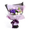 Florist Wrap Paper 20pcs/lot 60X60CM Solid Color Waterproof Flower Bouquet Packaging Papers Wedding Valentine Gifts Paking Supplier