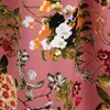 Старинный квадратный воротник a-line эластичная талия цветочные напечатанные женщины платье лето элегантный с коротким рукавом MIDI платья 210521