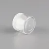 2g 3g 5g Contenitori per balsamo per labbra 2ml / 3ml / 5ml Barattoli cosmetici rotondi trasparenti con coperchi bianchi trasparenti neri Piccola bottiglia minuscola DH2034