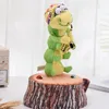 Fidget Toys Peluche Chenilles Danse Électrique Poupée En Peluche Peut Jouer Saxophone Animaux Peluches Cadeau De Noël Animal Mignon Ouvrir la boîte