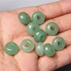 10pcs Natural 5mm Big Hole Jades Jaspe Stone Crystal European Spacer Beads Charm for Jewelry Making Bracelet Accessories 8x14mm