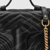 2021 Marmont Mini Top Handle Bag Boly Body Boly Bags ombro de ombro feminino Soho Bolsa de Mensageiro de Crossbody Bags Fannyp3313