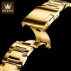 OLEVS Top marque hommes automatique montre mécanique profonde étanche bracelet en acier inoxydable anti-rayures hommes automatique montre-bracelet 210804