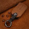 Keychains Case Honda Crv Piolink Civic Accord Fit Luxury Genuine Leather Keys Cover Bag Accessories