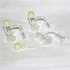 Beracky Flat Top Terp Slurper Quartz Banger avec marbre de verre Ruby Pearl Pill Valuum Slurpers Nails pour Dab Rigs Bongs