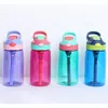 480ML Sports Water Bottle kids water bottle Straw s Bpa Free No Phthalate tritan baby Lemon 211122