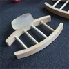 Ladder Shape Soap Box Natural Chinese Cherry Soap Tray Manual Wooden Home Bathroom Supplies Sturdy And Durable Soap Holder