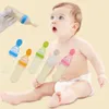 90 ml Schöne Sicherheit Infant Baby Silikon Fütterung Mit Löffel Feeder Lebensmittel Reis Getreide Flasche Für Geschenk 211023