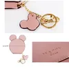 Coin Purses XZXBBAG PU Leather Cute Mouse Big Ears Women's Kawaii Zipper Change Purse Wallet Girls Cartoon Key Small Pouch Bags