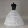 Petticoats Ball Roox Büyük Petticoats Beyaz 6 Hoops Puffy Buluşma Elbisesi Crinoline Artı Beden Gelin Düğün Aksesuarları