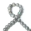 TopGoods Natural Labradorite Pedra Grânulos Gray Moonstone Gemstone Redonda Gema solta Bead 6/8 / 10mm para bracelete de rosário muçulmano DIY