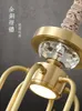 Hanglampen licht luxe luxe Chinese stijl koper kroonluchter woonkamer eetkamer slaapkamer studie kristal