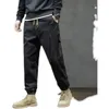 Männer Jeans 2021 Herbst Lose Trend Mode Koreanische Trendy Schlank Harlan Füße Casual Hosen Schwarz Streetwear Empfehlen
