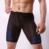 Heren Strand Zomer Compression Shorts Spliced ​​Short Leggings Joggers Sneldrogend Skinny Fitness Shorts Heren H1210