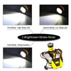 BORUiT B16 2 LED Zoomable Headlamp 4 Headlight Mode SOS Low Whistle Linterna Frontal Head Lamp Outdoor Camping Headlamps267u9114255