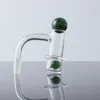 Hochwertige Halo Regular Weld Rauchquarz-Banger-Nägel mit Glasperlen und Terpenperlen, geeignet für Dab-Rigs