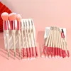 18pcs Professional Makeup Brushes Set Moire Nylon Hair Foundation Concealer Eyeshadow Blush Cosmetic Make Up Brush