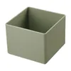 Storage Boxes & Bins Square Plastic Container Makeup Organizer Desk Organiser Sundries Office