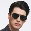 4 Farben Männer Sonnenbrillen Ovales Harz Linsen mentaler Rahmen für Sonnenbrillen Männlich Retro Männlichkeit Eye Wear1611974