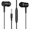 Спортивные наушники Stereo Bass 3,5 -мм разъем в ушном ухе с микрофоном для iPhone Samsung Android смартфоны