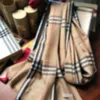 marka projektantów klasyczny szalik w krato drukowany szalik miękki szal moda jesienna zima męskie i damskie ciepłe szaliki duże rozmiar 70*220 cm
