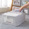 Foldable Underwear Storage Box Household Non Woven Clothing Bag Space-saving Wardrobe Drawer Finishing Container 2 sizes 3 colors