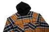 Heren Jassen Geweldig uitziende Wauw Meichao West-bank Verdikt Mached Flanel Warme Zand Katoen Hooded Plaid Shirt Style Jas