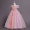 Boże Narodzenie Dziewczyna Spacer Pokaż Piano Performance Pengpengsha Dress Księżniczka Dress