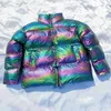 Winter Cotton Glossy Down Jacket Warm Women Parkas For Waterproof Coat 210923