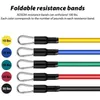 Resistance Bands Set Bodybuilding Home Gym Equipment Professional Weight Training Fitness Elastic Rubber Workout Expander