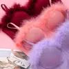 Biancheria intima sexy raccolta di colore puro Abbigliamento esterno Corsetto Gilet per il seno Moda donna Senza maniche Bustier Crop Top R201 210527
