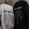 Streetwear hajuku hoodie y2k toppar tjejer retro gotiska överdimensionerade huven punk anime print kläder hip-hop high street sweatshirts 211104