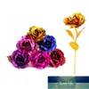US STOCK Mode 24k Feuille d'Or Plaqué Rose Cadeaux Créatifs Dure Pour Toujours Rose pour le Mariage des Amoureux Cadeaux de la Saint-Valentin yxy0231 Prix Usine Conception Experte Qualité