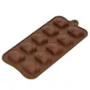 16 Styles DIY Gâteau Chocolat Moule De Qualité Alimentaire Bloc De Silicone Cuisson Gâteaux Bonbons Moule Glace Treillis Cube Maker Plateau Moules Non Toxique