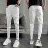 Été Hommes Sarouel Mode Slim Fit Hip Hop Casual All Match Streetwear Joggers Vêtements 36-27 210715