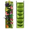 Borsa per fioriera da appendere alla parete Borsa da giardino verticale con 7 tasche Impermeabile per piantare verde Vasi per fioriere per interni ed esterni
