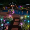 ARILUX® Solar Multi-Color Zmiana LED Flower Stake Light Przezroczysty Klatki Luminous Polak - Słonecznik