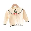 Кардиган для девочек, детские пальто, детская верхняя одежда, хлопчатобумажные узоры для вязания крючком, детские свитера, осенне-зимняя одежда, куртка-свитер 9542146