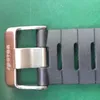 Cinturino per orologio in gomma siliconica nera originale da 22 mm Cinturino per orologio sportivo impermeabile per orologio da polso Spovan Leader 2 / Spv709 / Spv710 H0915