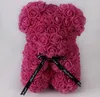 Regalo del Día de San Valentín PE Rosa flor oso juguetes rellenos llenos de amor romántico osos de peluche muñeca linda novia niños presente