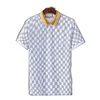 2022 Mode Designer Brand Polo Shirt Mens Luxury T Shirts Polos Floral Broderi High Street Berömda Print Män Poloshirts