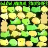 Squishy Buns Toys Slow Rising Animals Kids Glowing in the Dark Luminous Kneden Toy Gift LED Mini Knipperende TPR Muziek Decompressie H3132KP
