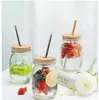 Quality Bamboo Cap Lids 70mm 86mm Reusable Bamboo Mason Jar Lids with Straw Hole and Silicone Seal